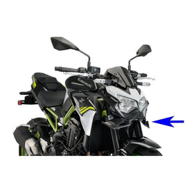 PUIG SPOILER ANTERIORE DOWNFORCE NAKED PER KAWASAKI Z900 20-21 NERO OPACO