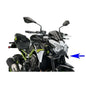 PUIG SPOILER ANTERIORE DOWNFORCE NAKED PER KAWASAKI Z900 23-24 NERO OPACO