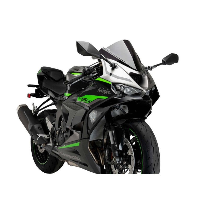 PUIG SPOILER LATERALE DOWNFORCE RACE KAWASAKI ZX-6R NINJA 24-25 CARBON LOOK