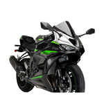 PUIG SPOILER LATERALE DOWNFORCE RACE KAWASAKI ZX-6R NINJA 24-25 NERO OPACO