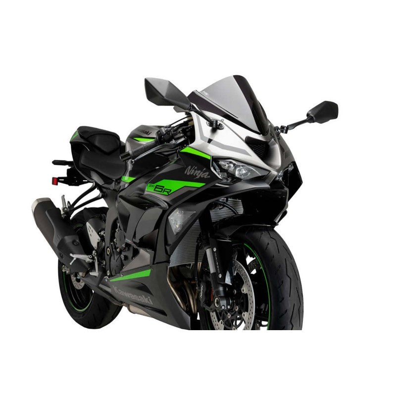 PUIG SPOILER LATERALE DOWNFORCE RACE KAWASAKI ZX-6R NINJA 24-25 NERO