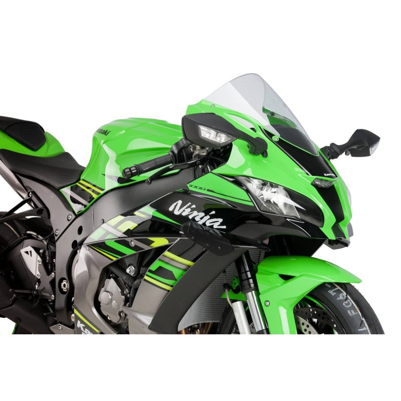 PUIG SPOILER LATERALE DOWNFORCE SPORT KAWASAKI ZX-10R 16-18 NERO
