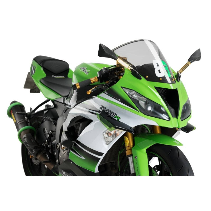 PUIG SPOILER LATERALE DOWNFORCE SPORT KAWASAKI ZX-6R NINJA 13-16 VERDE