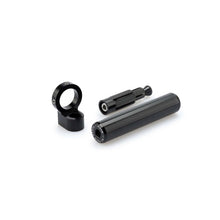 Carica l'immagine nel visualizzatore di Gallery, PUIG SUPPORTO PER IL FORO CENTRALE PER FISSAGGIO COVER CELLULARE NERO - Solo per diametro tra 13 e 19.5 mm