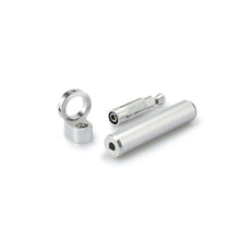 Carica l'immagine nel visualizzatore di Gallery, PUIG SUPPORTO PER IL FORO CENTRALE PER FISSAGGIO COVER CELLULARE SILVER - Solo per diametro tra 13 e 19.5 mm