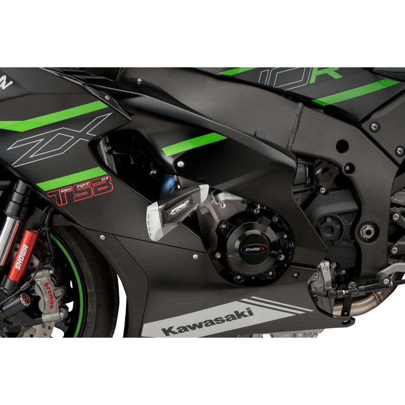 PUIG TAMPONI PARATELAIO MOD. PRO 2.0 PER KAWASAKI ZX-10R NINJA KRT 16-18 NERO