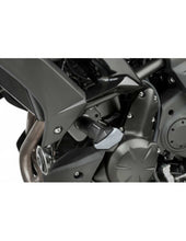 Carica l'immagine nel visualizzatore di Gallery, PUIG TAMPONI PARATELAIO MOD. R19 KAWASAKI VERSYS 650 2025 NERO