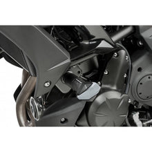 Carica l'immagine nel visualizzatore di Gallery, PUIG TAMPONI PARATELAIO MOD. R19 PER KAWASAKI VERSYS 650 15-16 NERO