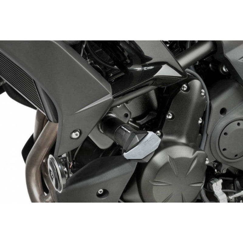 PUIG TAMPONI PARATELAIO MOD. R19 PER KAWASAKI VERSYS 650 GRAND TOURER 2021 NERO