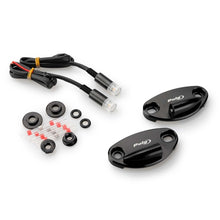 Carica l'immagine nel visualizzatore di Gallery, PUIG TAPPO FORO SPECCHIETTO CON FRECCE TAB KAWASAKI ZX-10RR 21-25 NERO