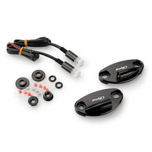 Carica l'immagine nel visualizzatore di Gallery, PUIG TAPPO FORO SPECCHIETTO CON FRECCE TAB PER KAWASAKI ZX-10RR 19-20 NERO