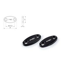 PUIG TAPPO FORO SPECCHIETTO HONDA CBR500R 22-23 NERO