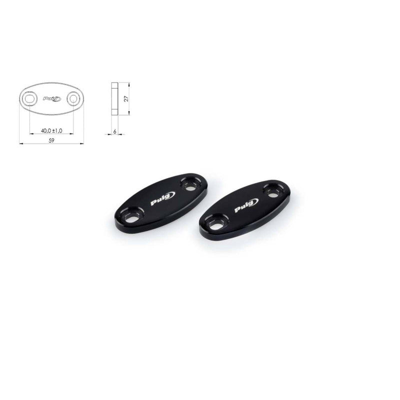 PUIG TAPPO FORO SPECCHIETTO HONDA CBR500R 24-25 NERO