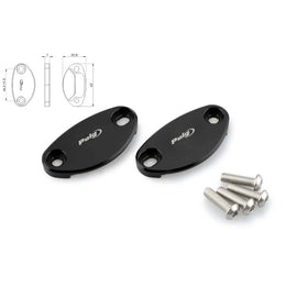 PUIG TAPPO FORO SPECCHIETTO PER KAWASAKI ZX-10RR 17-18 NERO