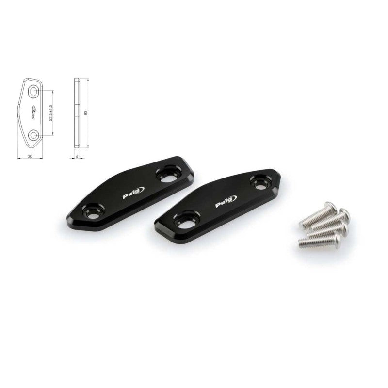 PUIG TAPPO FORO SPECCHIETTO SUZUKI GSX-R250 17-19 NERO