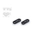 PUIG TAPPO FORO SPECCHIETTO YAMAHA XJ6 DIVERSION 09-16 NERO