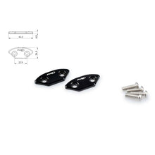 Carica l'immagine nel visualizzatore di Gallery, PUIG TAPPO FORO SPECCHIETTO YAMAHA YZF-R6 08-16 NERO