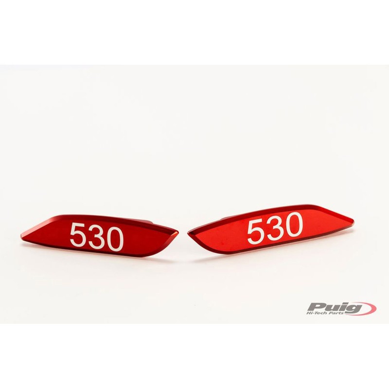 PUIG TAPPO FORO SPECCHIO YAMAHA T-MAX 530 DX/SX 17-19 ROSSO