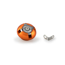 Carica l'immagine nel visualizzatore di Gallery, PUIG TAPPO OLIO MOTORE PER KAWASAKI COLORE ARANCIONE - COD. 6158T - Filettatura M30x1.5.