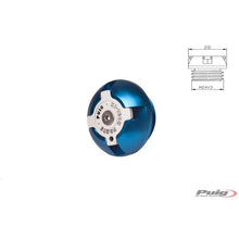 Carica l'immagine nel visualizzatore di Gallery, PUIG TAPPO OLIO MOTORE PER KTM COLORE BLU - COD. 6780A - Filettatura M24x3.