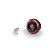 Carica l'immagine nel visualizzatore di Gallery, PUIG TAPPO OLIO MOTORE TRACK PER APRILIA COLORE ROSSO - COD. 20343R - Filettatura M25x1.5.