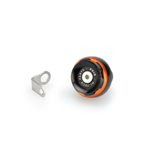Carica l'immagine nel visualizzatore di Gallery, PUIG TAPPO OLIO MOTORE TRACK PER KTM COLORE ARANCIONE - COD. 20348T - Materiale: alluminio anodizzato nero con anello colorato.