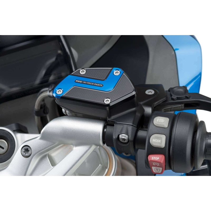 PUIG TAPPO SERBATOIO ANTERIORE PER FLUIDO FRENO PER BMW R1250 GS 21-24 BLU