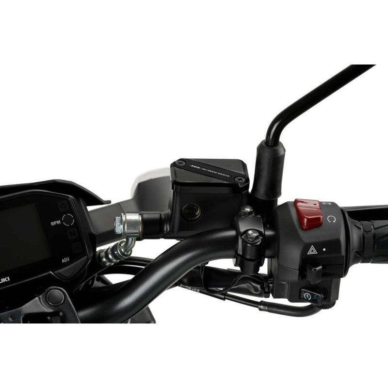 PUIG TAPPO SERBATOIO ANTERIORE PER FLUIDO FRENO SUZUKI GSX-S125 17-24 NERO