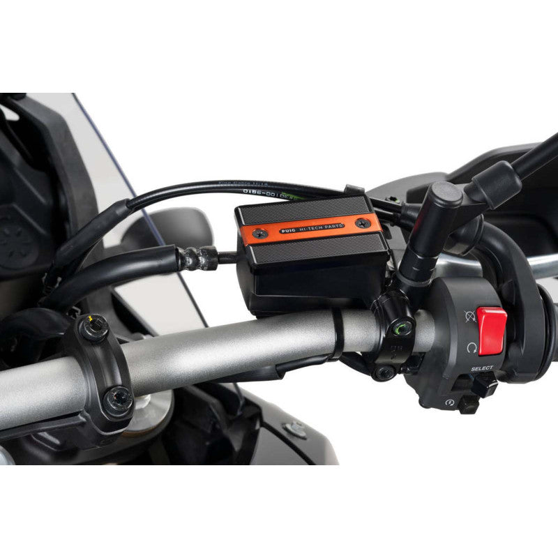 PUIG TAPPO SERBATOIO ANTERIORE PER FLUIDO FRENO YAMAHA XJ6 SP 09-16 ARANCIONE
