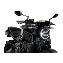 PUIG VISIERA VERSATILE PER HONDA CB650R NEO SPORTS CAFE 21-23 FUME CHIARO