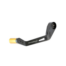 Carica l'immagine nel visualizzatore di Gallery, RACINGBIKE PROTEZIONE LEVA FRIZIONE YAMAHA ORO - COD. PLC500O - Include l'adattatore. Materiale: alluminio 7075 ergal ricavato