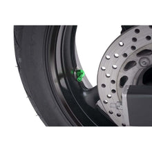 Carica l'immagine nel visualizzatore di Gallery, RACINGBIKE VALVOLE A 90 GRADI PER PNEUMATICI TUBELESS COLORE VERDE - Diametro: 11.3 mm