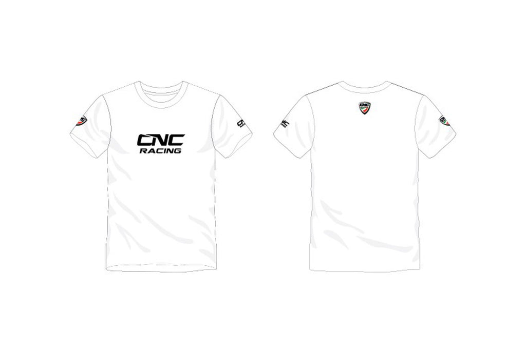 T-shirt bianca CNC Racing - XL