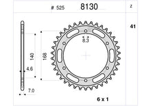 Carica l&#39;immagine nel visualizzatore Galleria, KIT TRASMISSIONE TROFEO DUCATI Cod. 2556321641