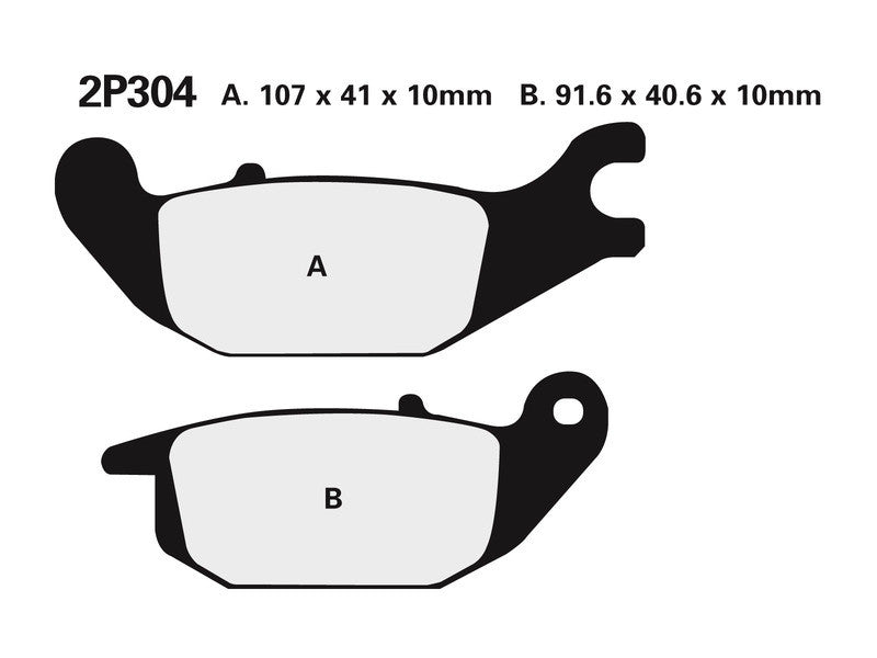 PASTIGLIE OGNIBENE NISSIN HONDA CBR 125 R