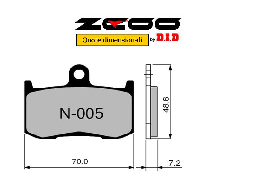 PASTIGLIE OGNIBENE ZCOO SUZUKI GSX750